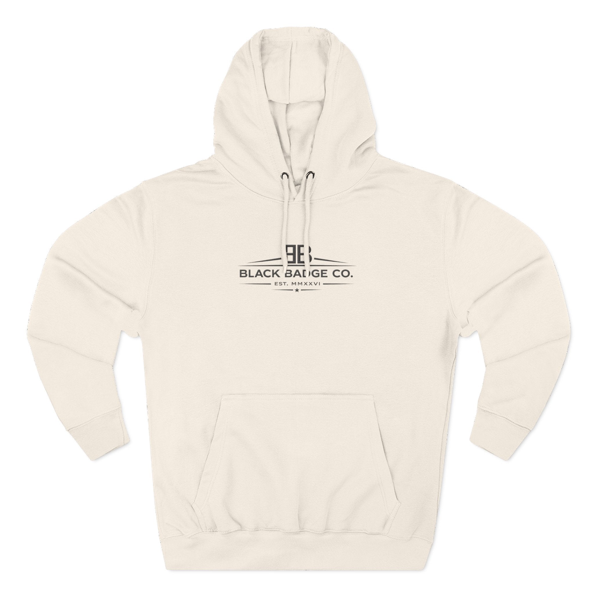 Three-Panel Fleece Hoodie