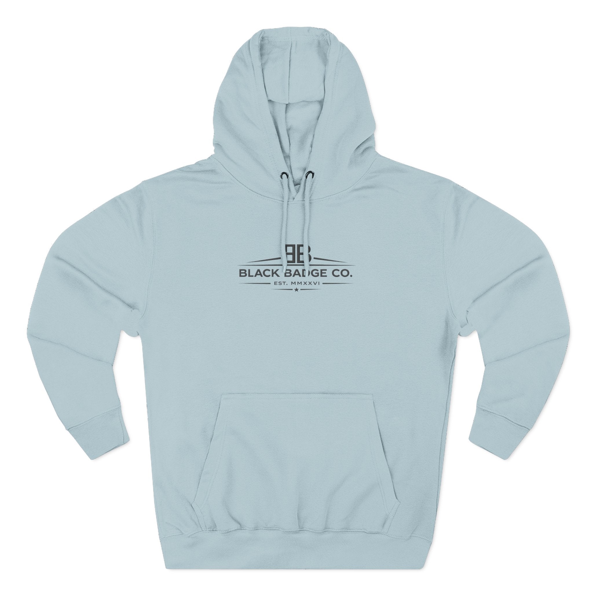 Three-Panel Fleece Hoodie