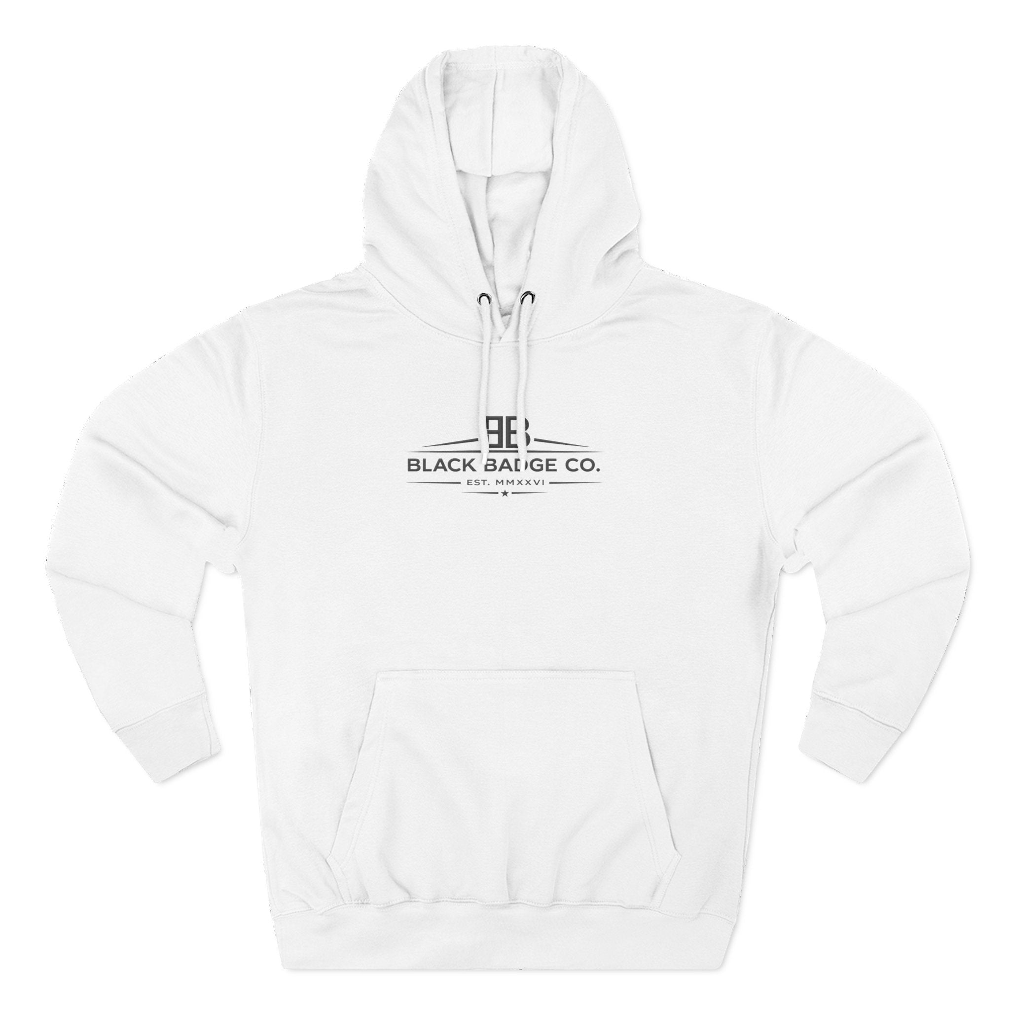 Three-Panel Fleece Hoodie