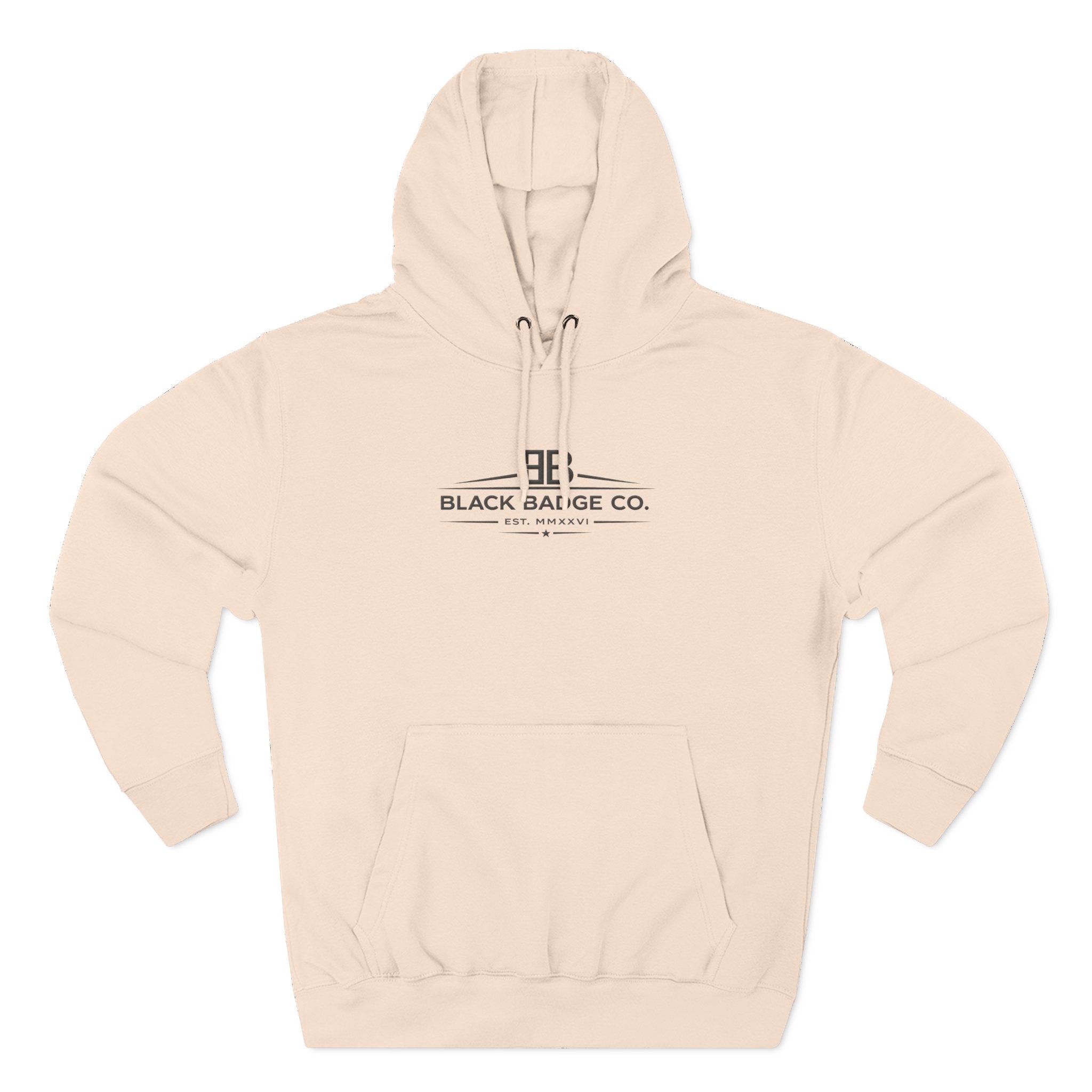 Three-Panel Fleece Hoodie
